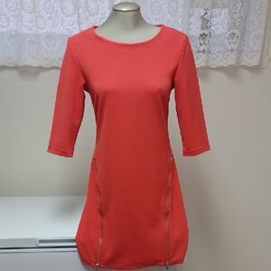 BEDO Red Orange Dress Size S